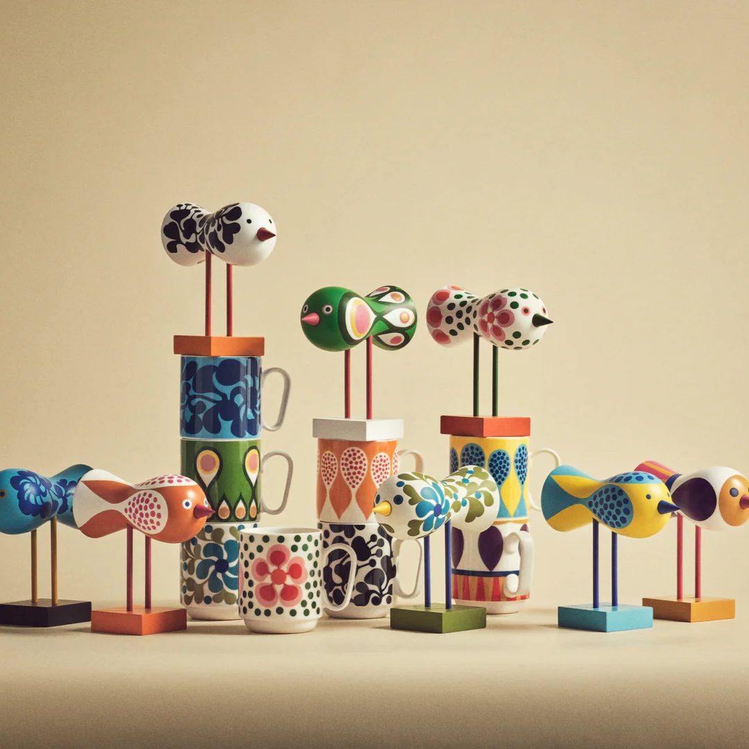 Retro Bird Sculpture in 8 Colours