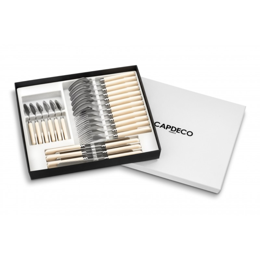 Ivory Cutlery 24 Piece Set with French Blade