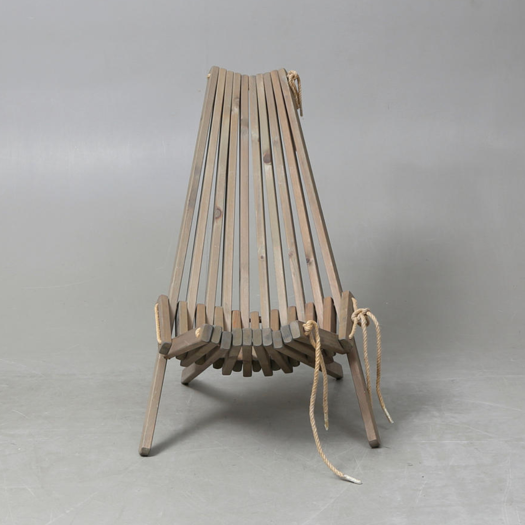 Grey Oiled Pine Eco Chair