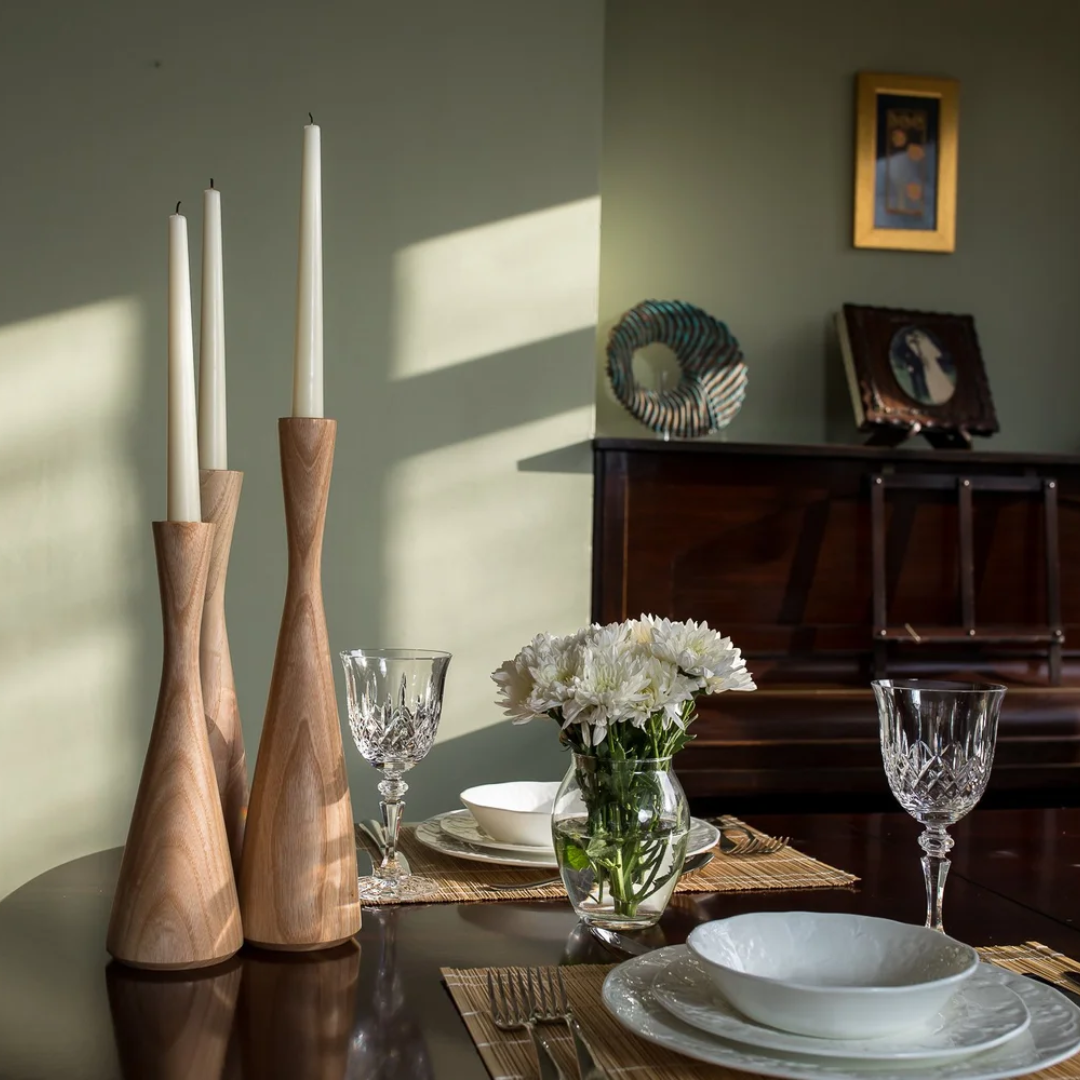 Ash Candle Holder in 2 Sizes