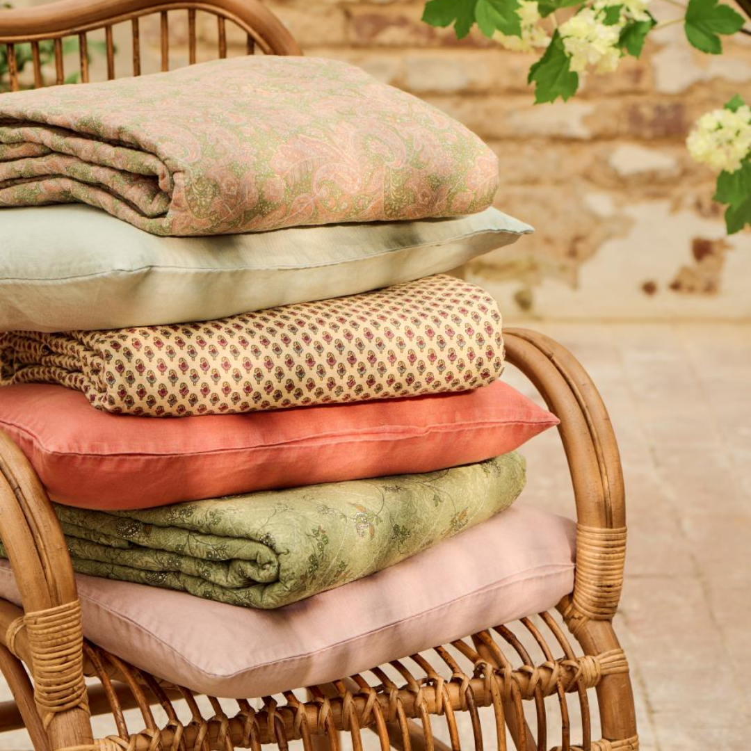 Stone Washed Linen Cushion 50 x 50cm in 10 colours