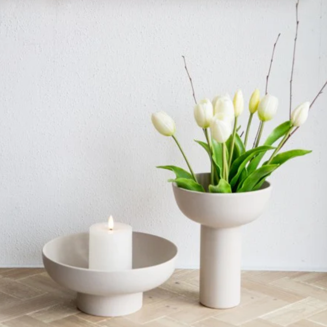 Beige Japandi Vase in 2 Sizes