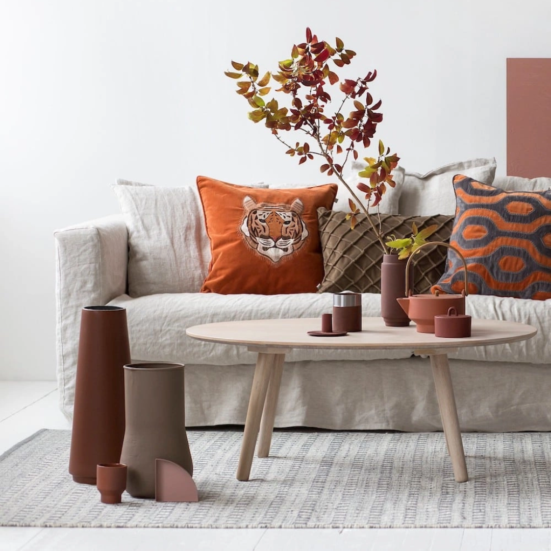 Nordic Geometric Rug in Grey &amp; Off White - 3 sizes