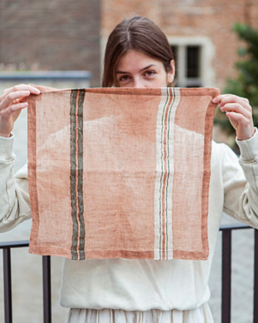 Mojave Stripe Linen Napkin 42 x 42cm