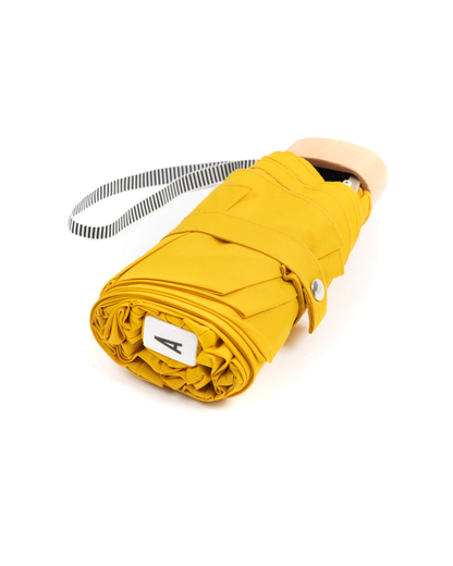 Solid Yellow Compact Umbrella