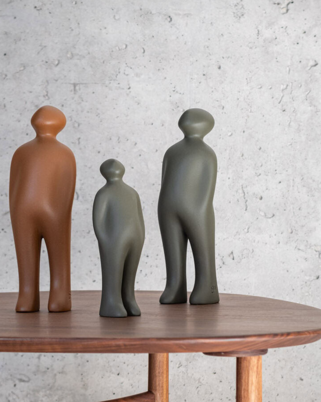 Olive Green Ceramic Figure in 2 Sizes