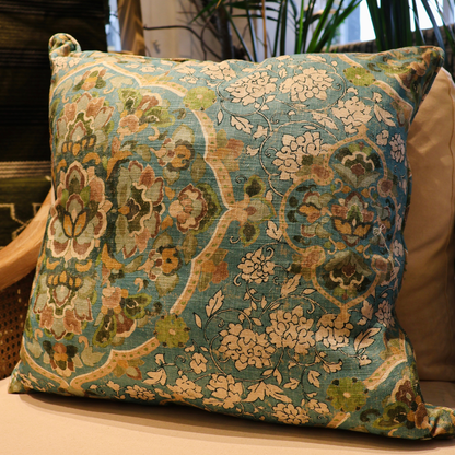 Caspian Kiana Teal Baker Cushion 50 x 50cm