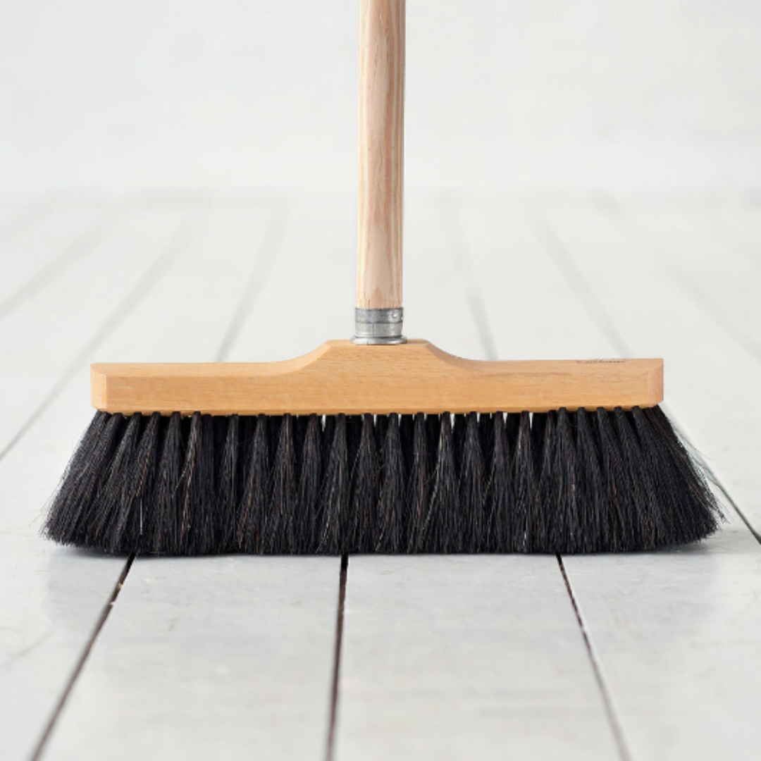 Dark Horsehair Indoor Broom
