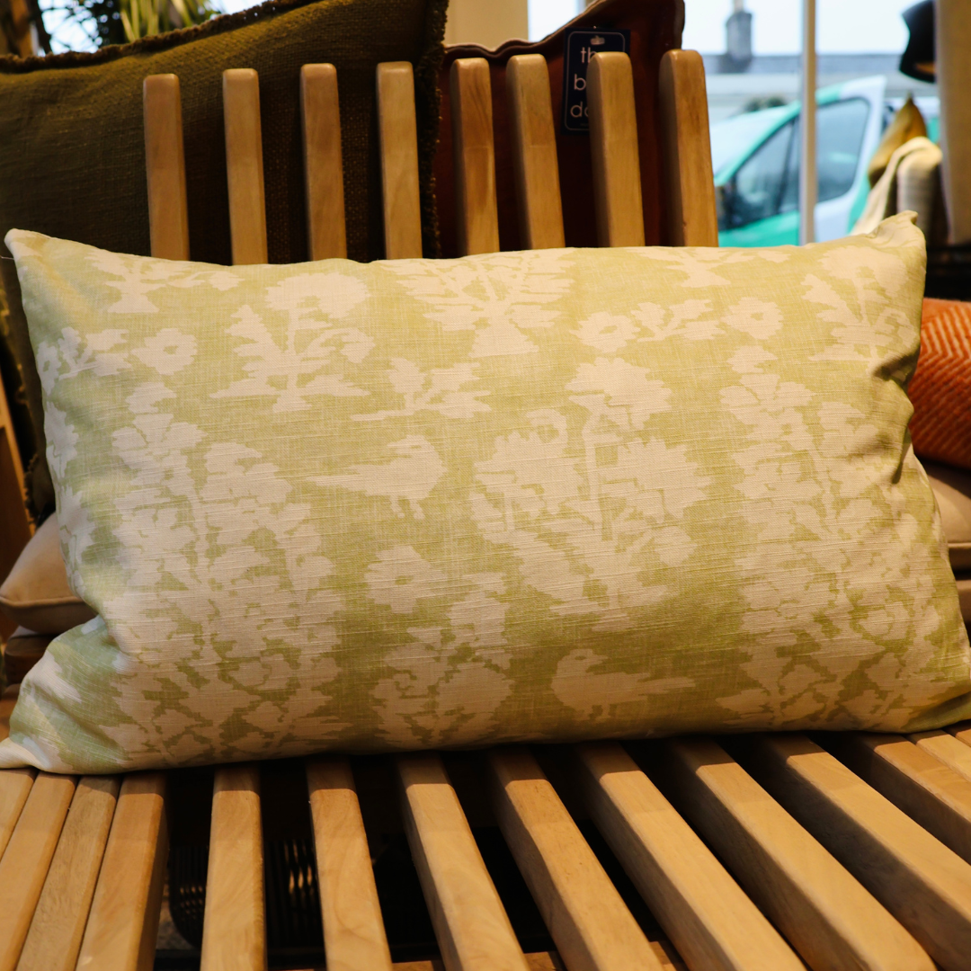 Chestnut Hill Allaire Spring Green Thibaut Cushion 64 x 38cm