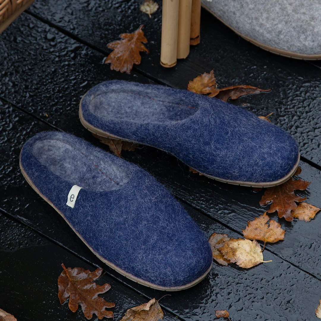 Slippers in Blue - 4 sizes