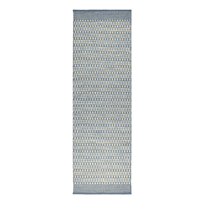 Nordic Geometric Rug in Blue &amp; Off White - 3 sizes
