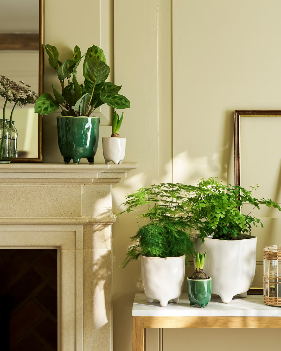 Forest Green Ceramic Plant Pot in 2 Sizes