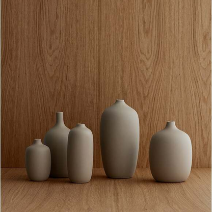 Indian Tan Ceramic Vase in 2 Sizes