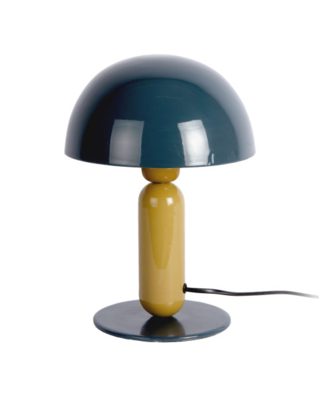 Legion Blue with Olive Green  Iron Table Lamp