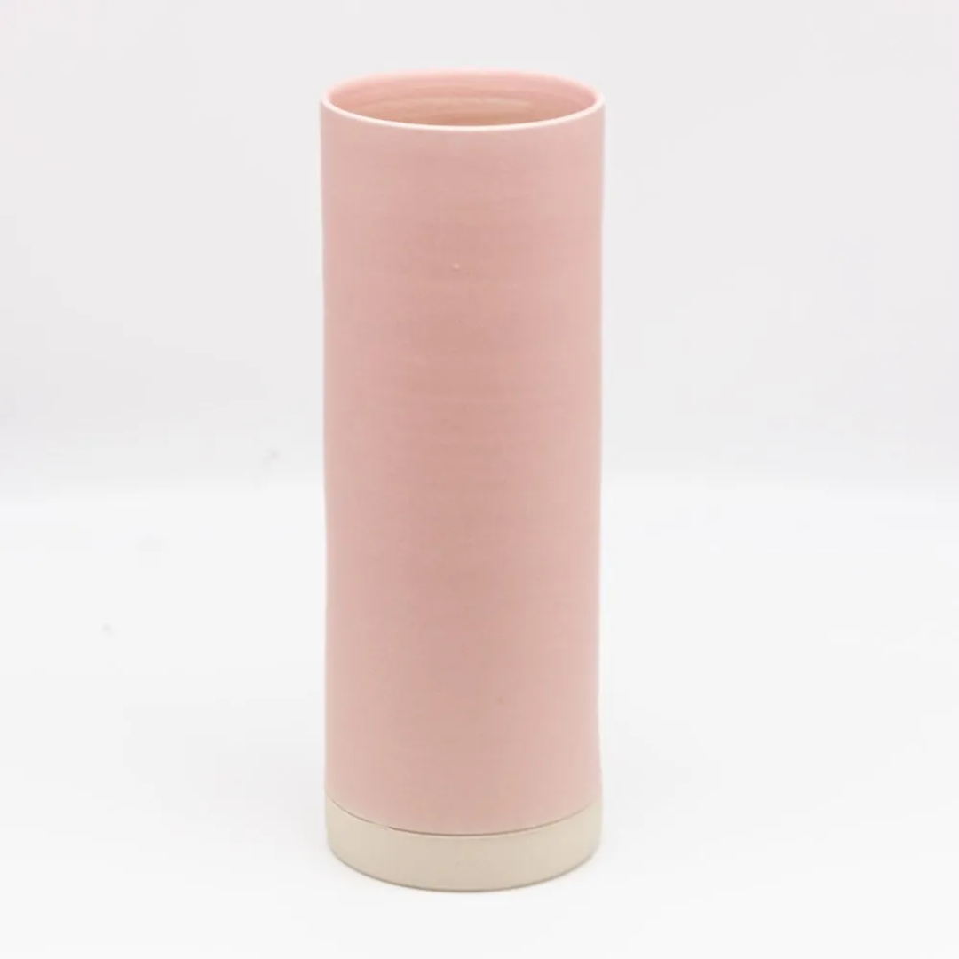 Ceramic Large Straight Vase in 5 Colours