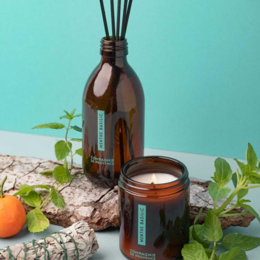 Mint Basil Scented Candle