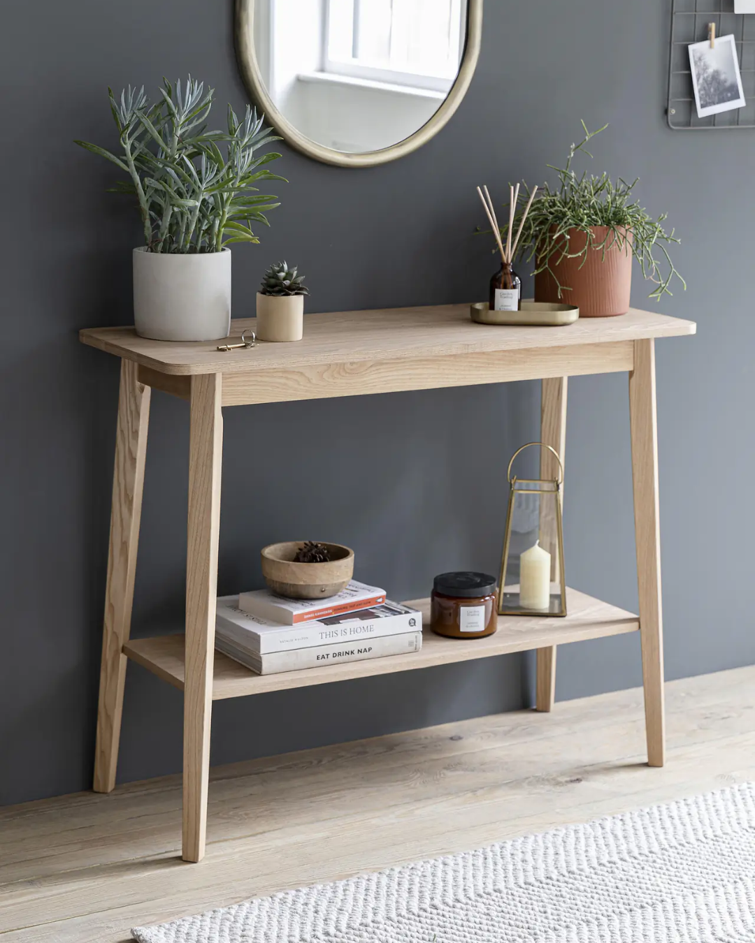 Natural Ash Console Table