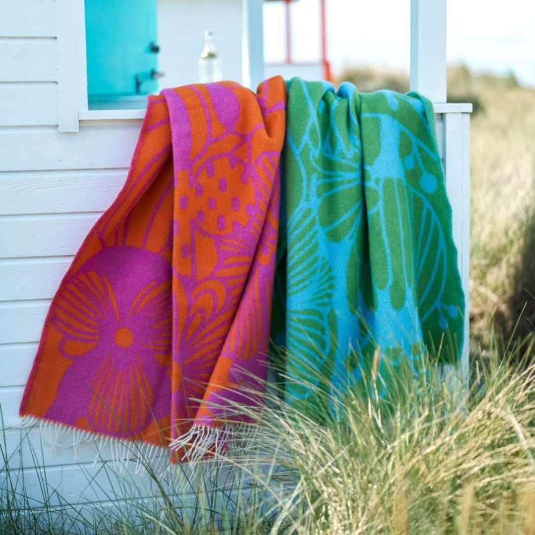 Floral Throw in 2 Colours