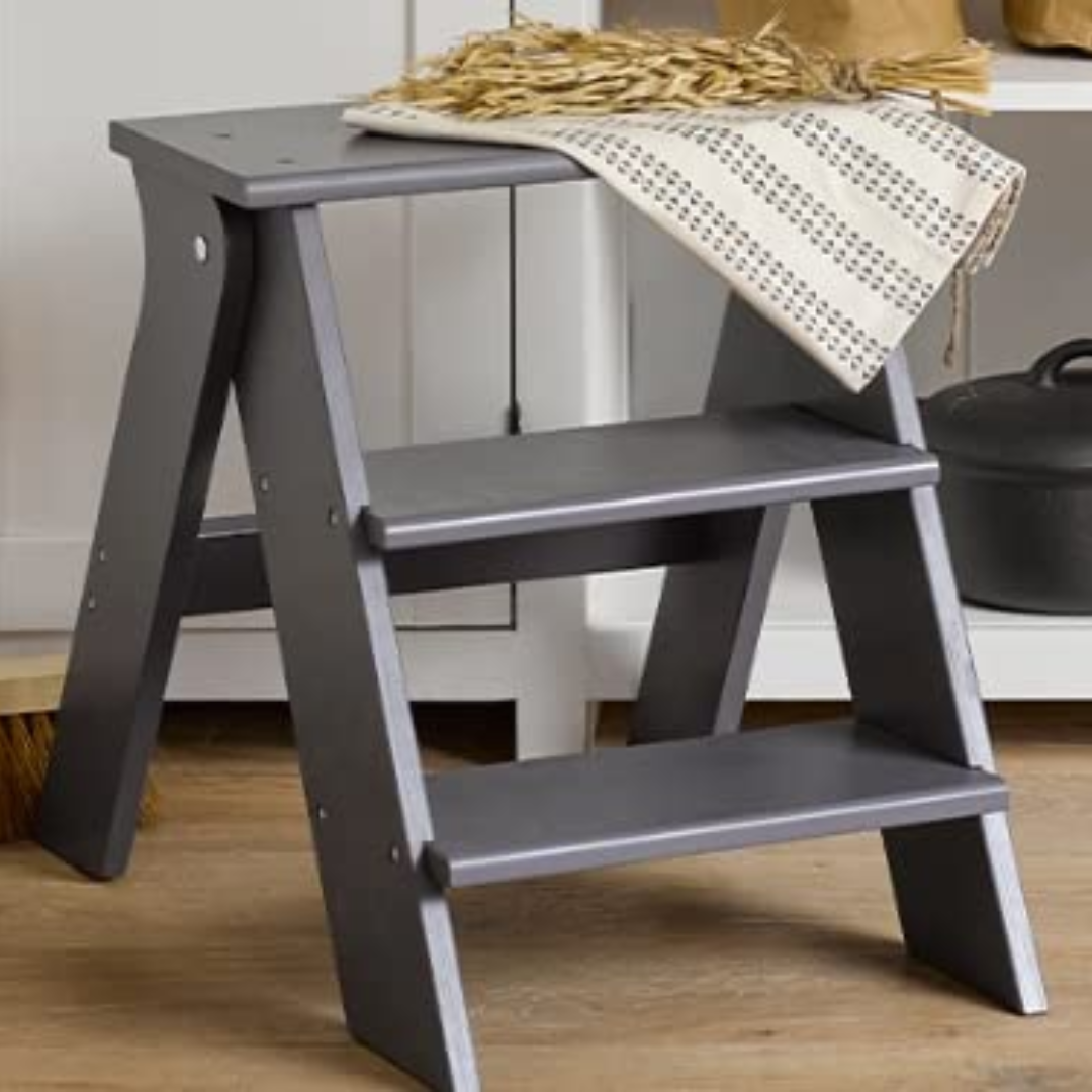 Step Stool in Grey
