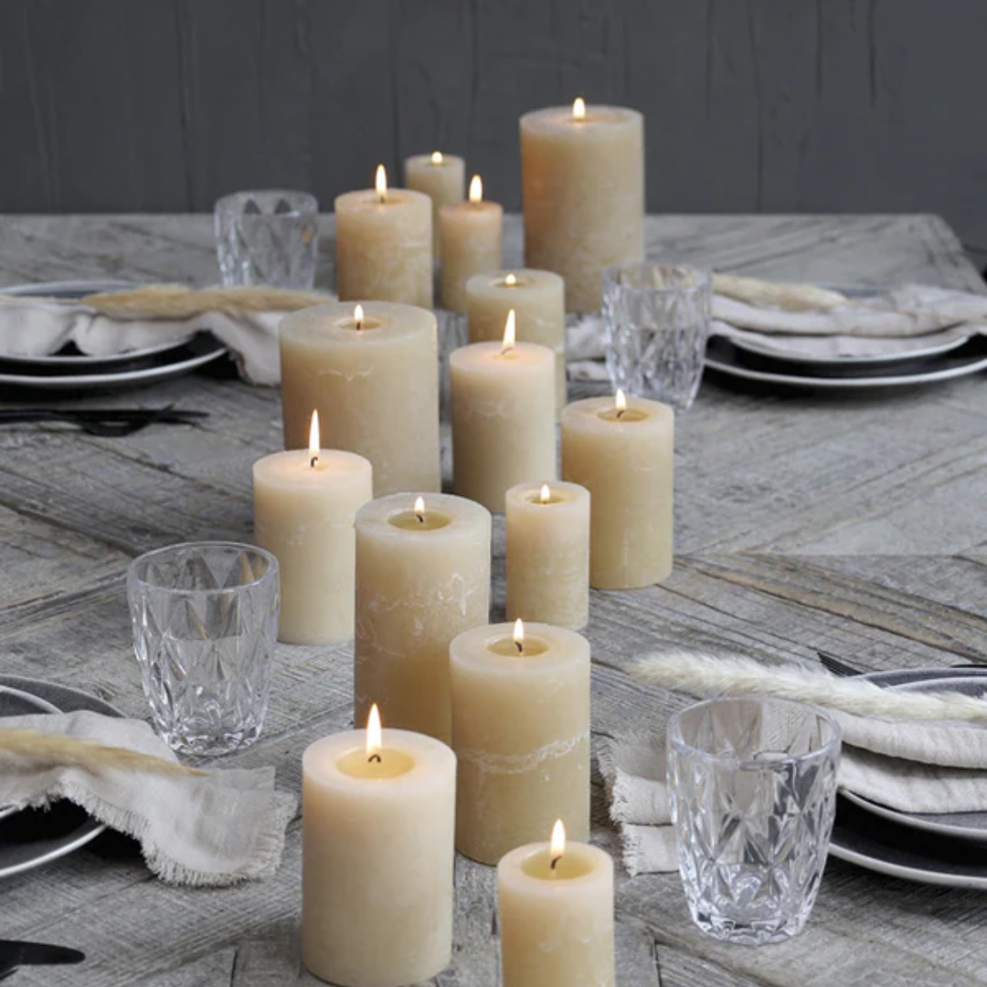 Natural Frayed Linen Napkins Set of 4