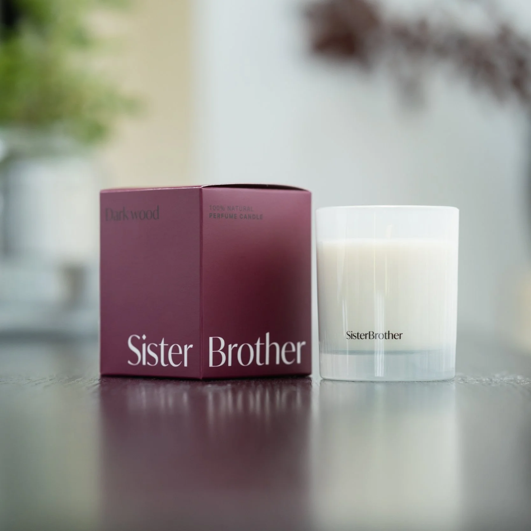 Dark Wood Scented Candle