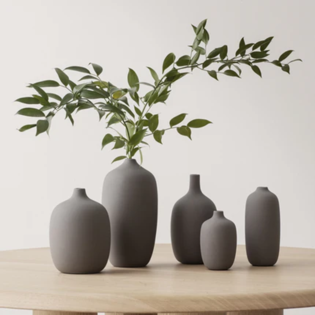 Grey Ceramic Vase in 3 Sizes