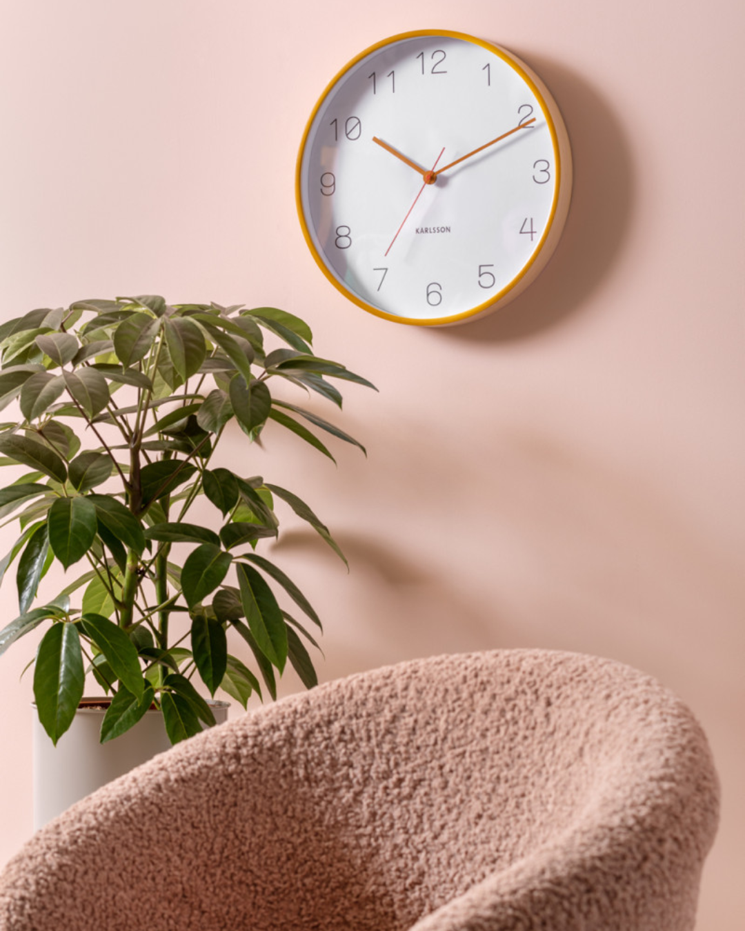 Joy Wall Clock in 3 Colours