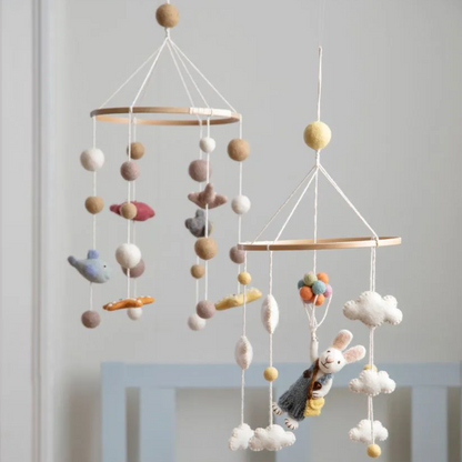 Felt Mobile in Sea or Safari Animals