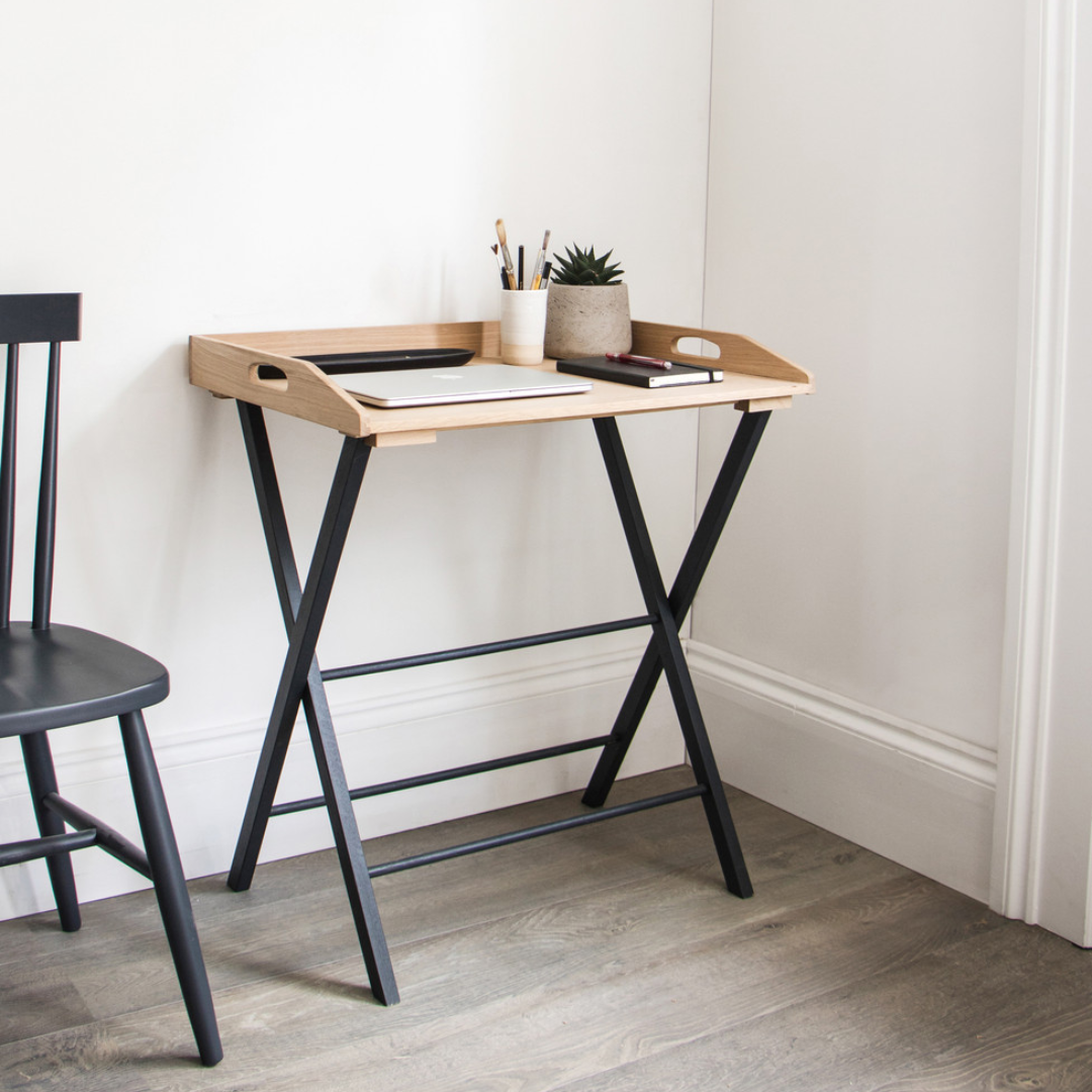 Foldable Butlers Desk Tray