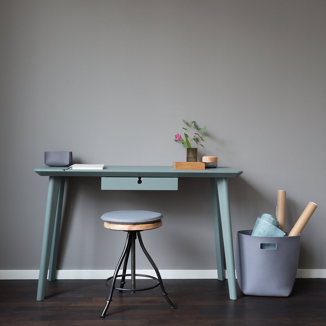 Felt Bag Basket with Cut Out Handle in 2 Colours