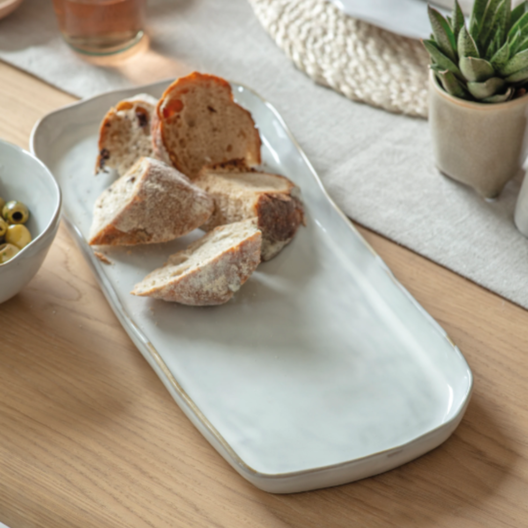 Ceramic Serving Tray White