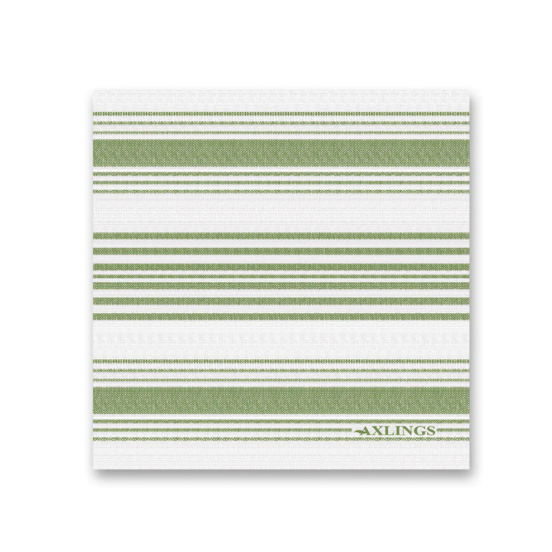 50 Paper Napkins Horizontal Stripe - 4 colours