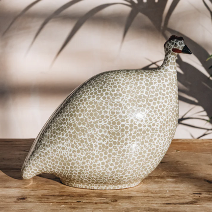 Grey Speckled White Guinea Fowl