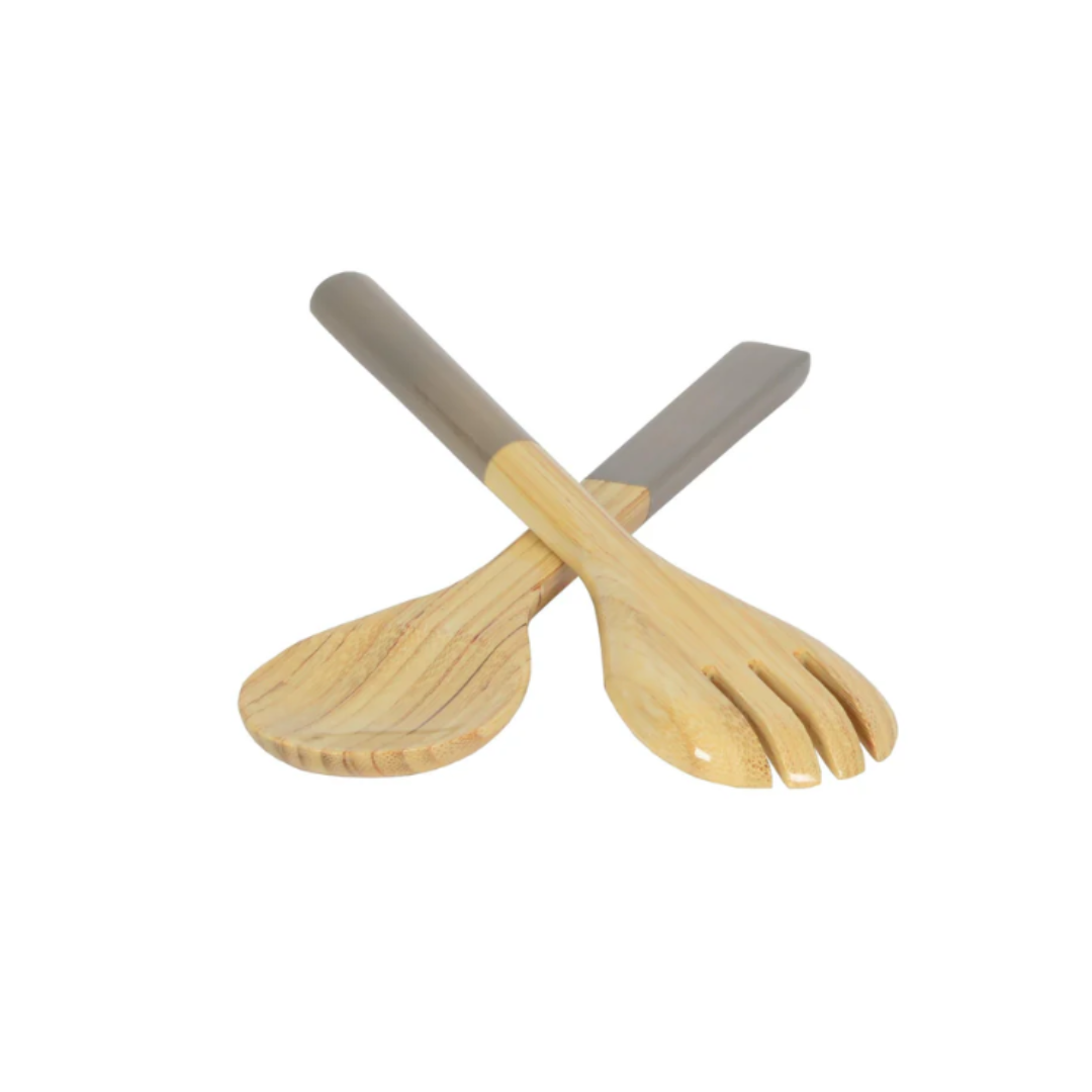 Grey Bamboo Salad Server in 2 Sizes