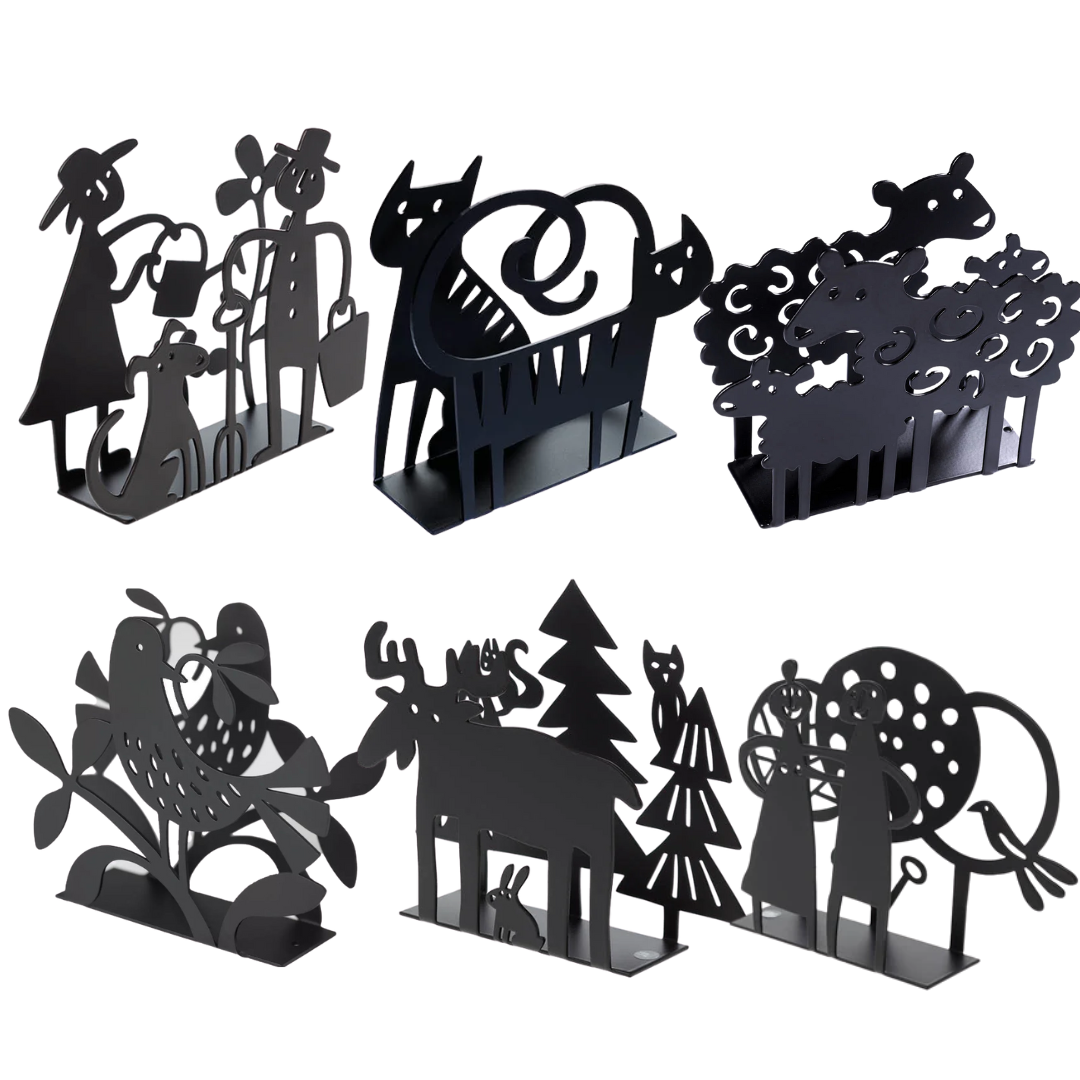 Black Iron Napkin Holder in 7 Designs