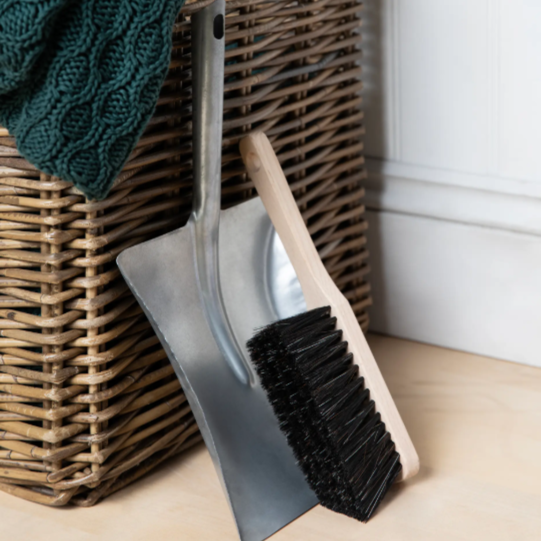 Steel Dustpan and Brush