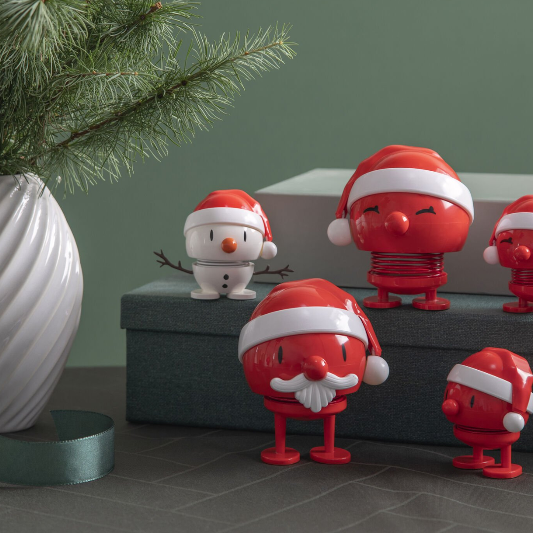 Small Santa Spring Figure in 2 Styles