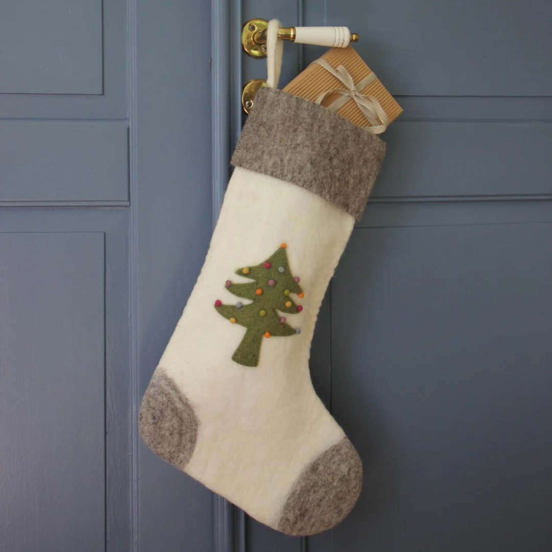 Big Felt Stocking in 2 Designs