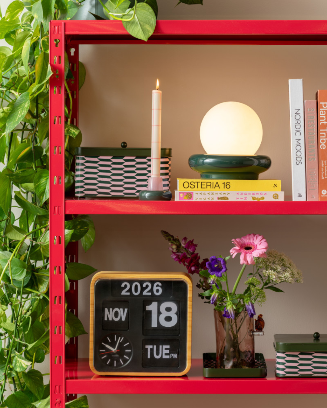 Ceramic Ring Table Lamp in 5 Colours