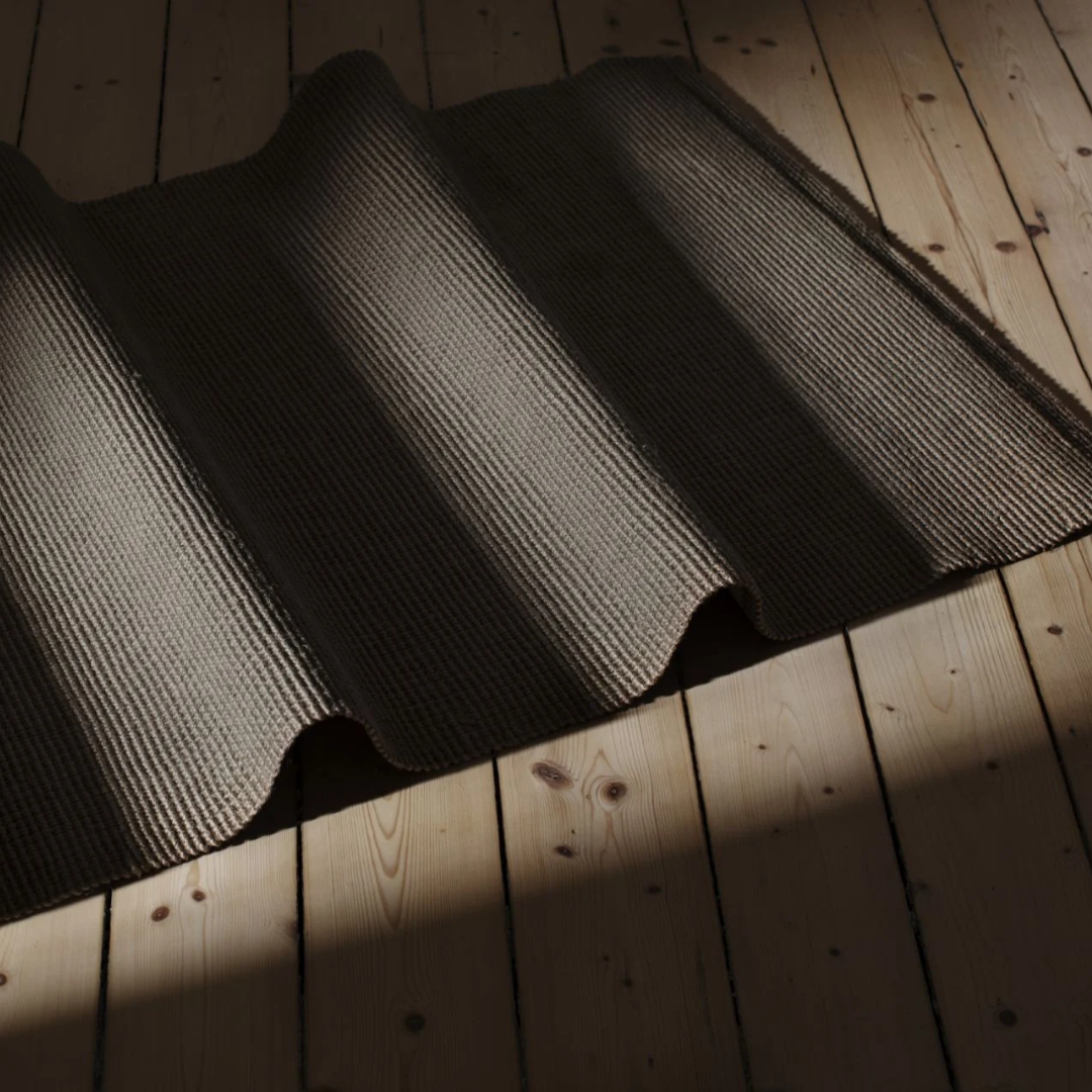 Dark Brown Jute Rug - 3 sizes