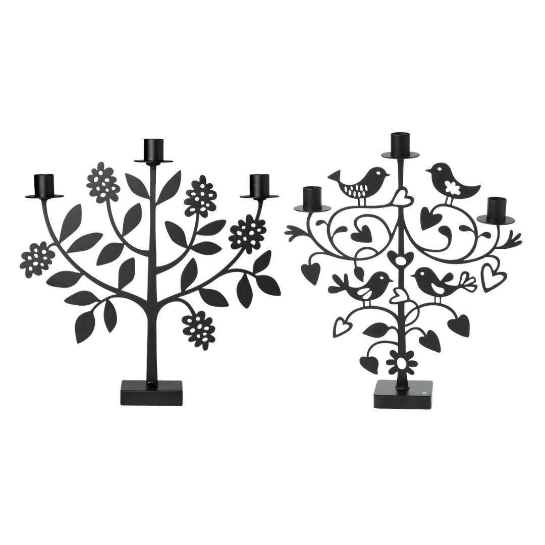 Iron Candle Holder in 2 Designs