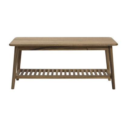Teak Bootroom Bench with Shelf