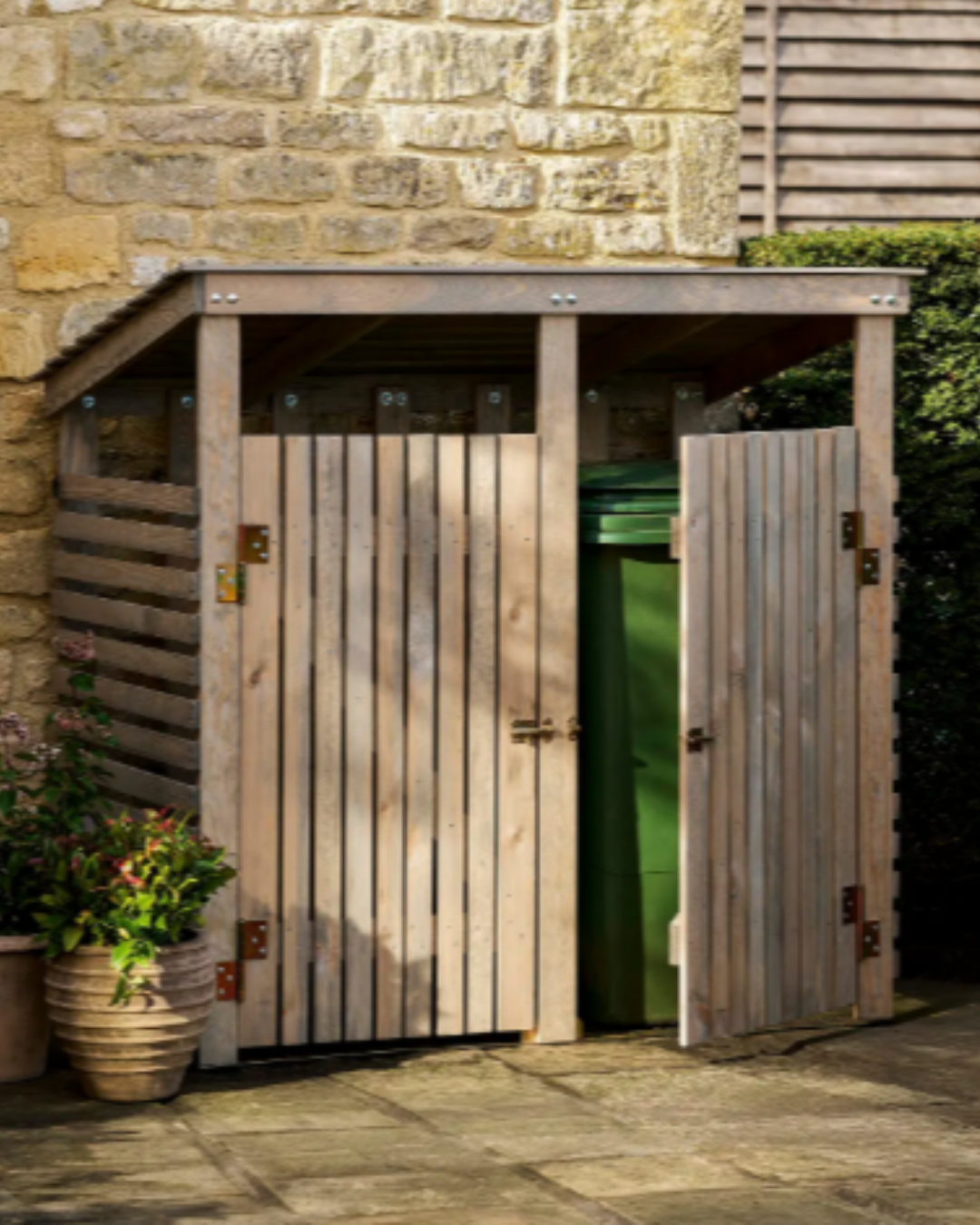Double Wheelie Bin House