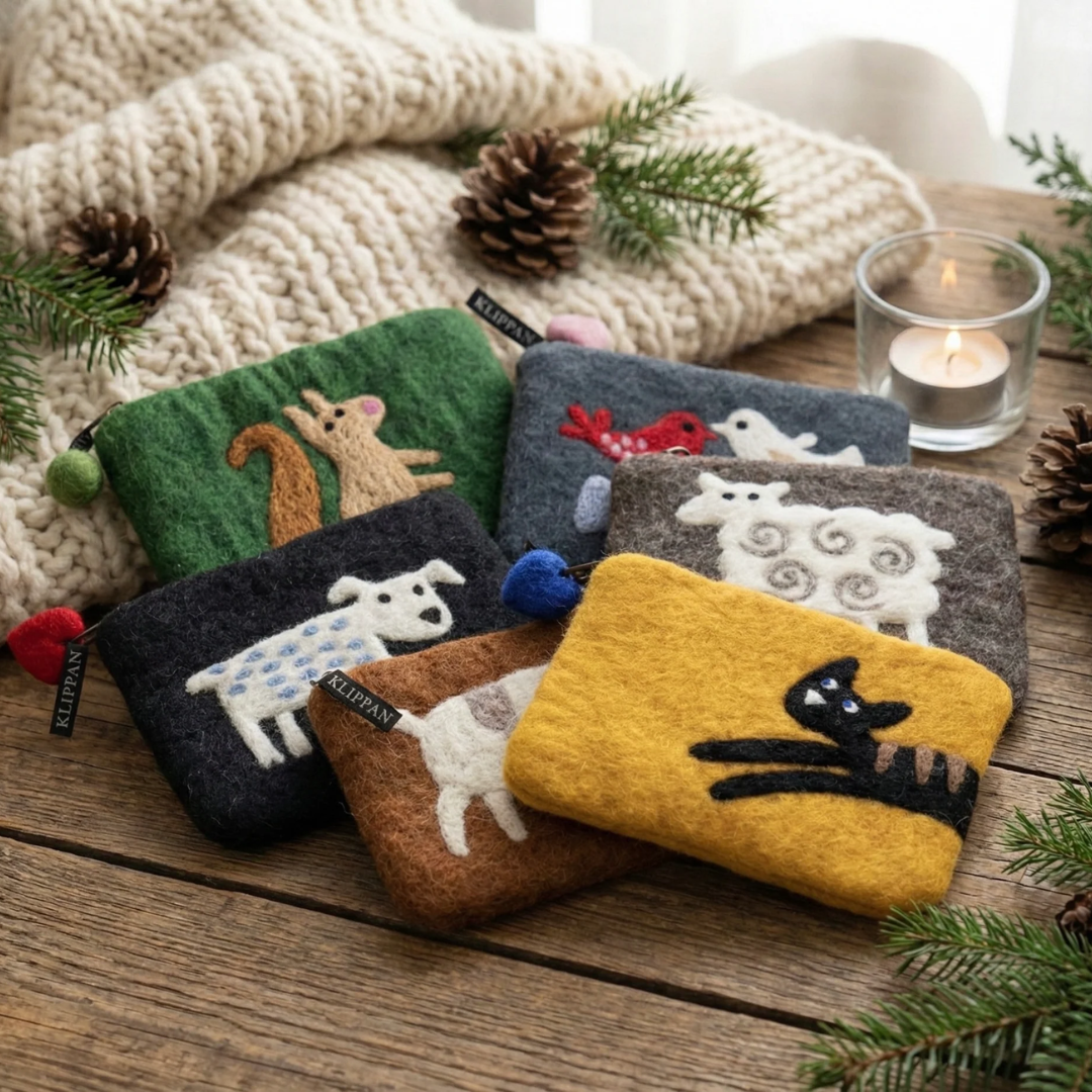 Small Felt Purse in 7 Animal Designs