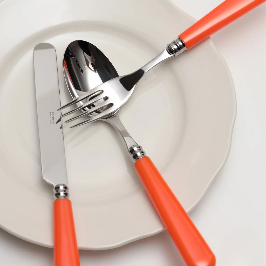 Orange Cutlery Set