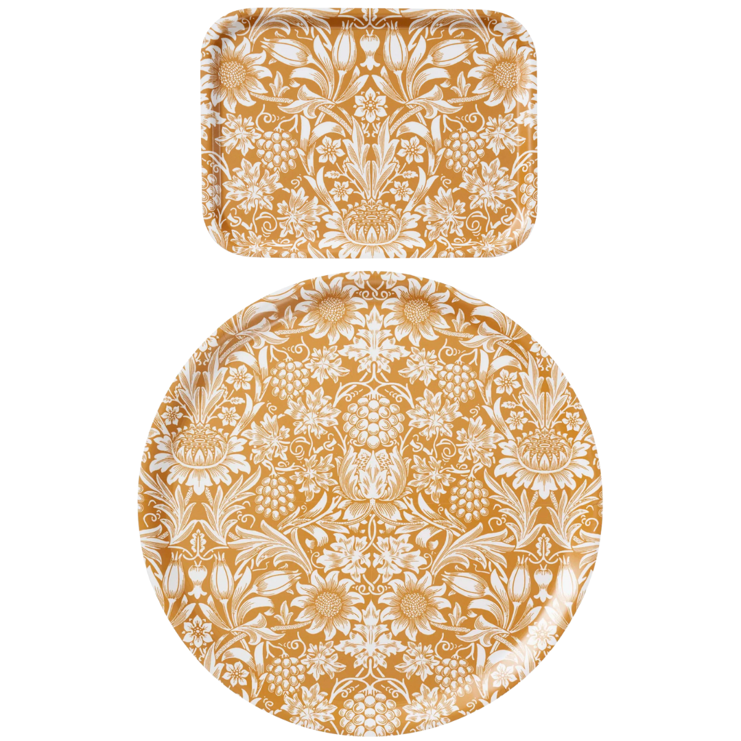 Golden Sunflower Tray in 2 Sizes