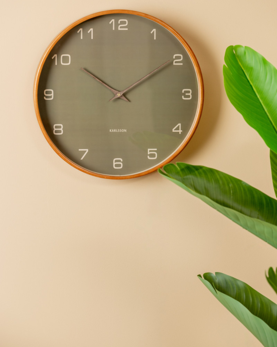 Acento Wall Clock in 2 Colours