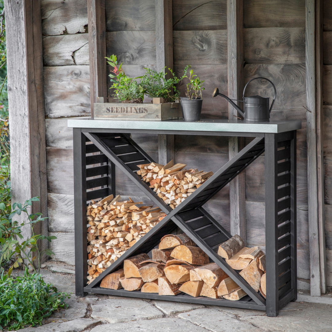Indoor / Outdoor Cross Log Store