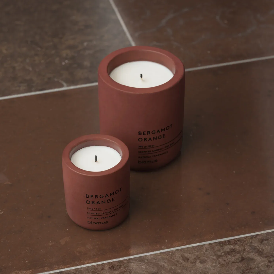 Bergamot Orange Scented Candle in 2 Sizes