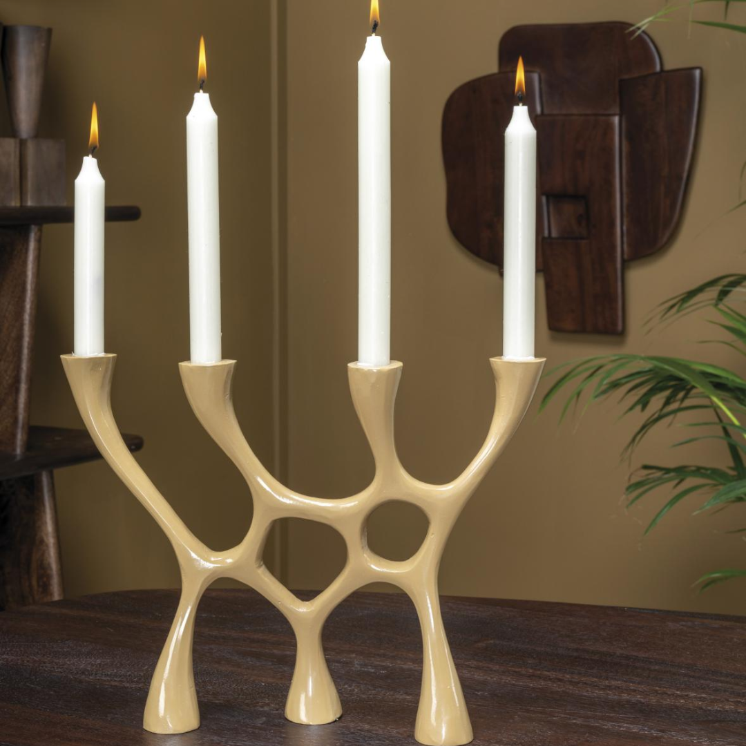 Grey Olive Candle Holder in 2 Sizes